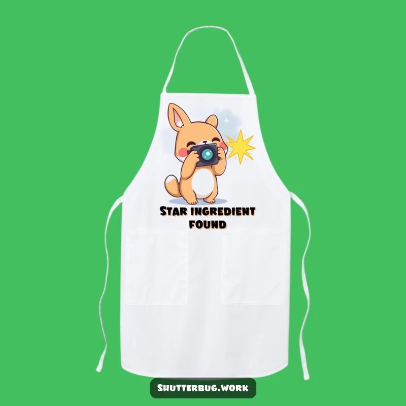 Funny Animal Stargazer Apron - Chef's Cosmic Camera Capturer Bib