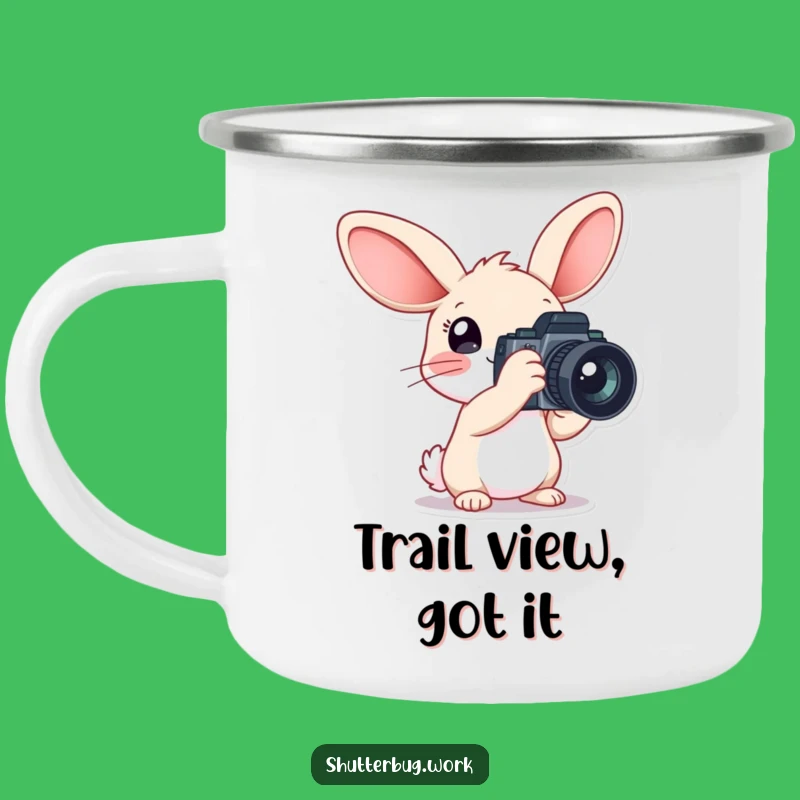 Funny Big Ears Rabbit Camping Mug: Capture Nature's Beauty