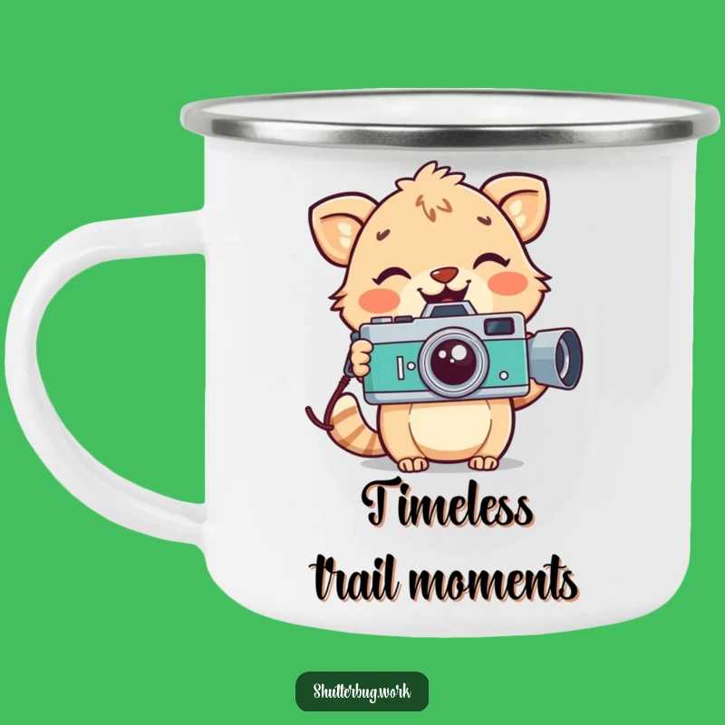 Funny Retro Animal Camping Mug - Outdoor Vintage Photographer's Cup