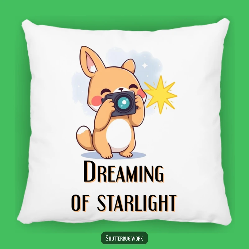 Funny Animal Stargazer Pillow - Cozy Cushion for Cosmic Dreamers