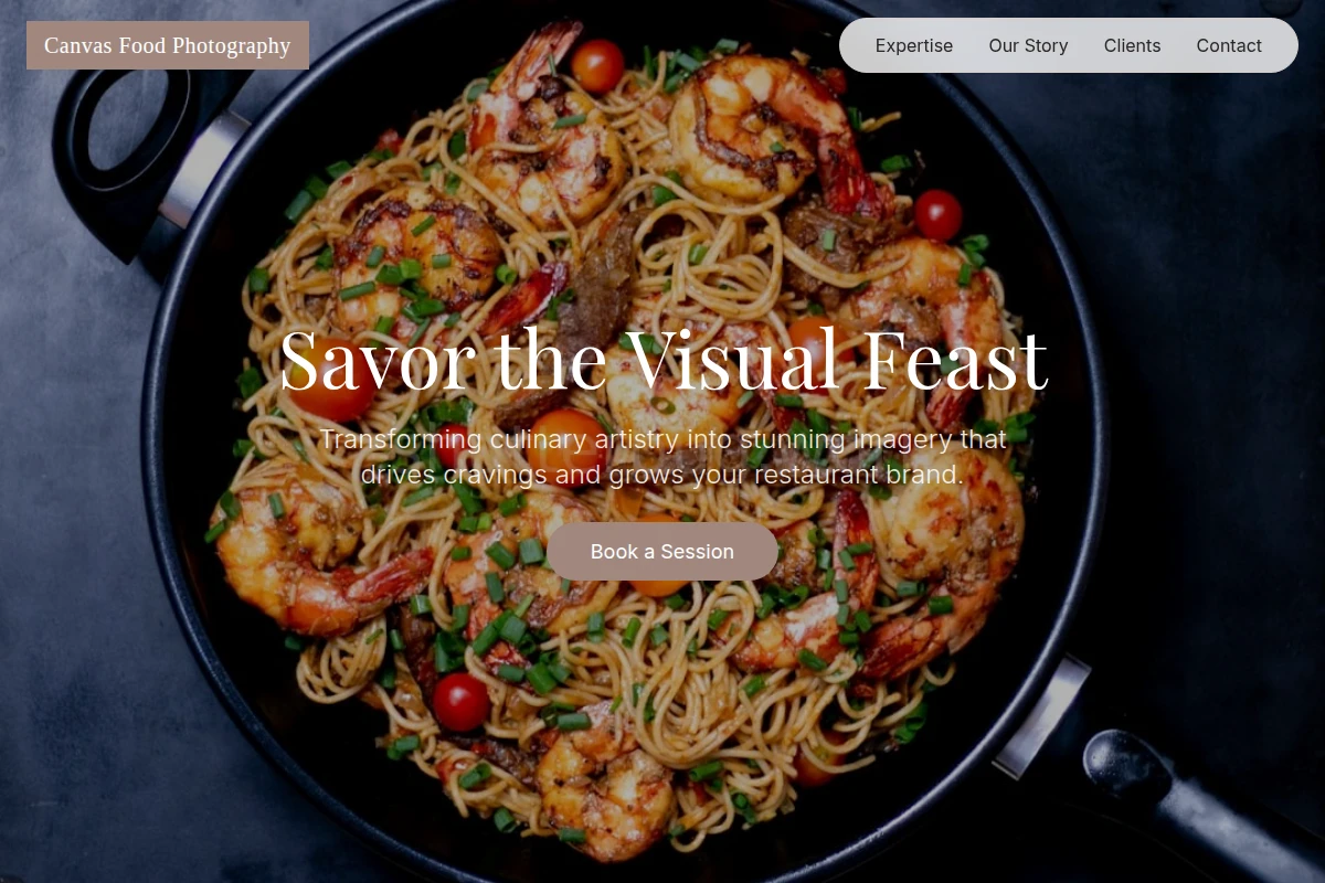 Canvas Food Photography