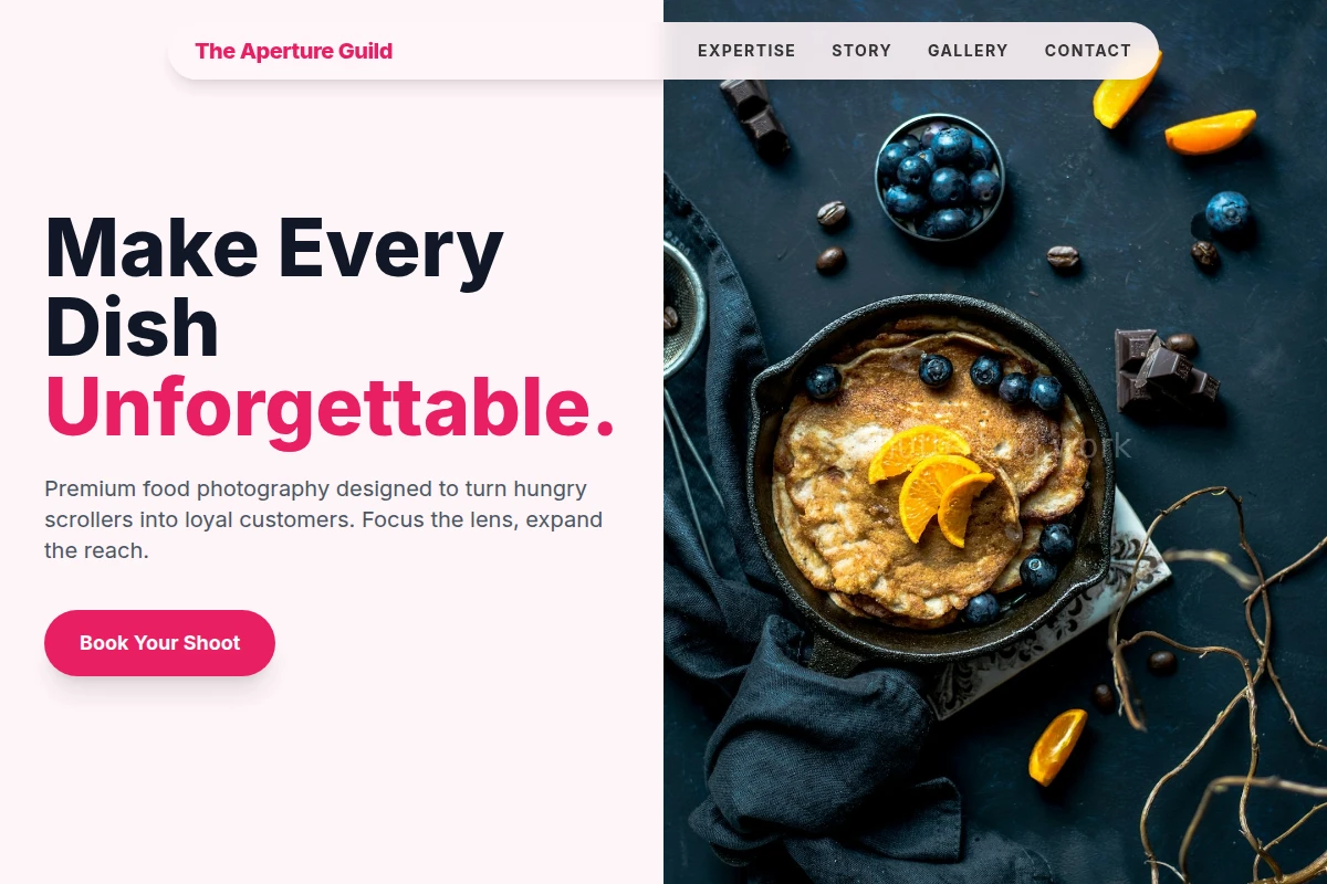 Frame Food Photography