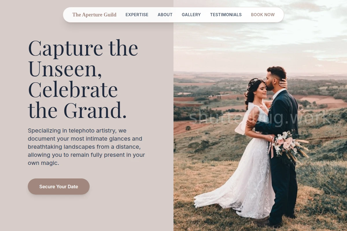 Telephoto Wedding Photography