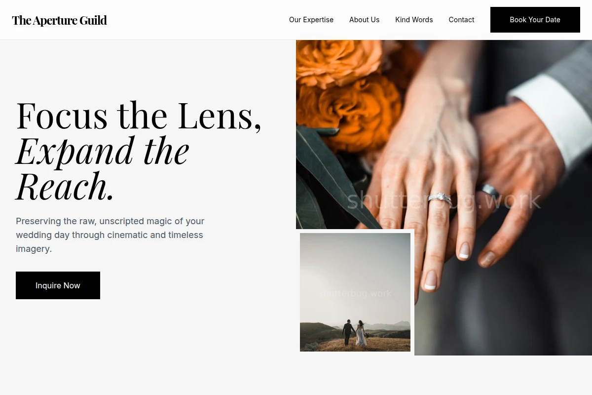 Studio Wedding Photography