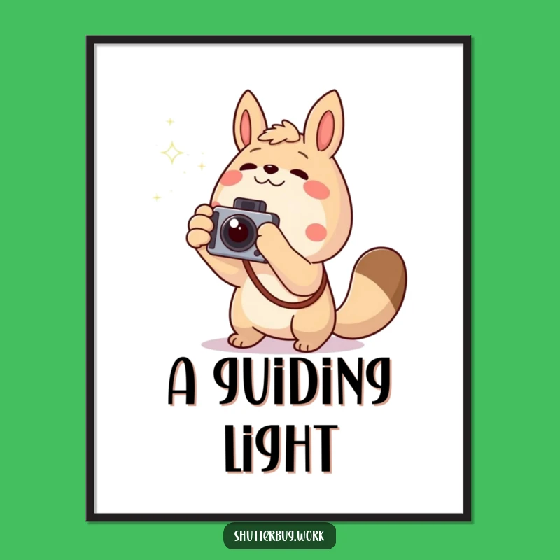 Funny Animal Photographer Digital Art - Twinkling Light Hunter Decor