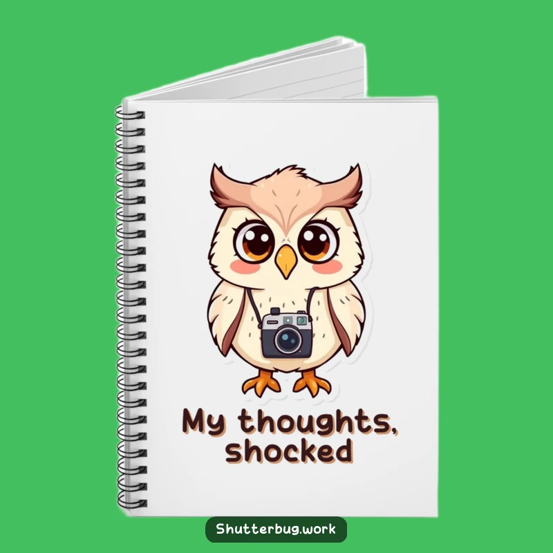 Funny Surprised Owl Notebook: Capture Your Surprising Ideas