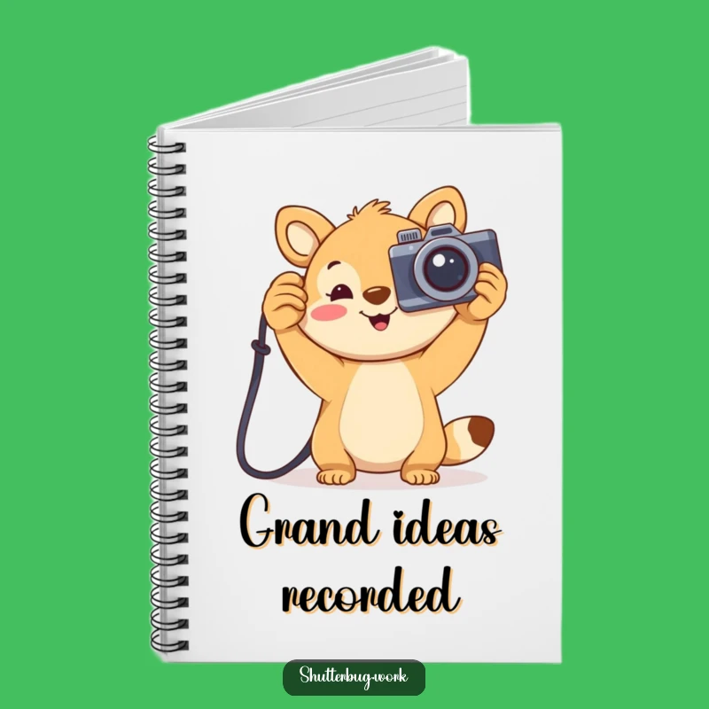 Funny Joyful Animal Notebook - Cheerful Photographer's Journal for Ideas