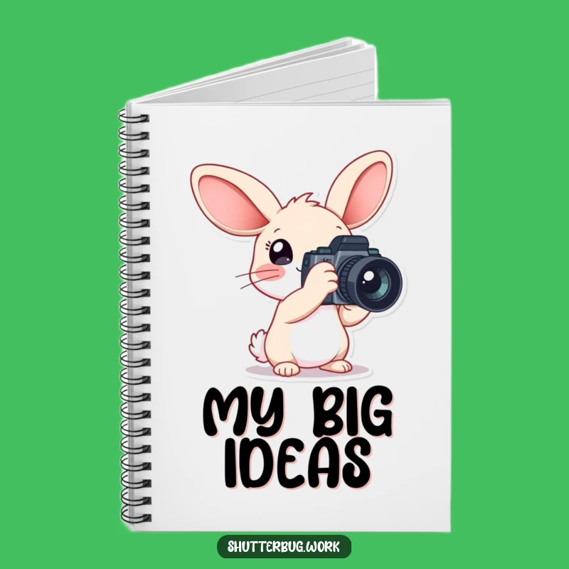 Funny Big Ears Rabbit Notebook: Capture Your Best Shots